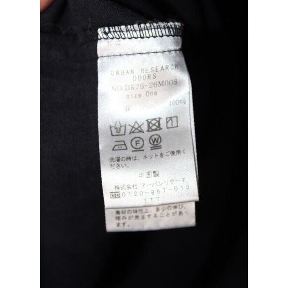 URBAN RESEARCH DOORS Sz 1 One Size Navy Linen Tank Maxi Dress - Picture 3 of 7